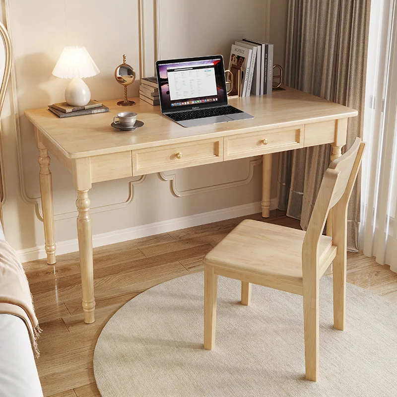 American light luxury solid wood desk home desk modern simple computer desk