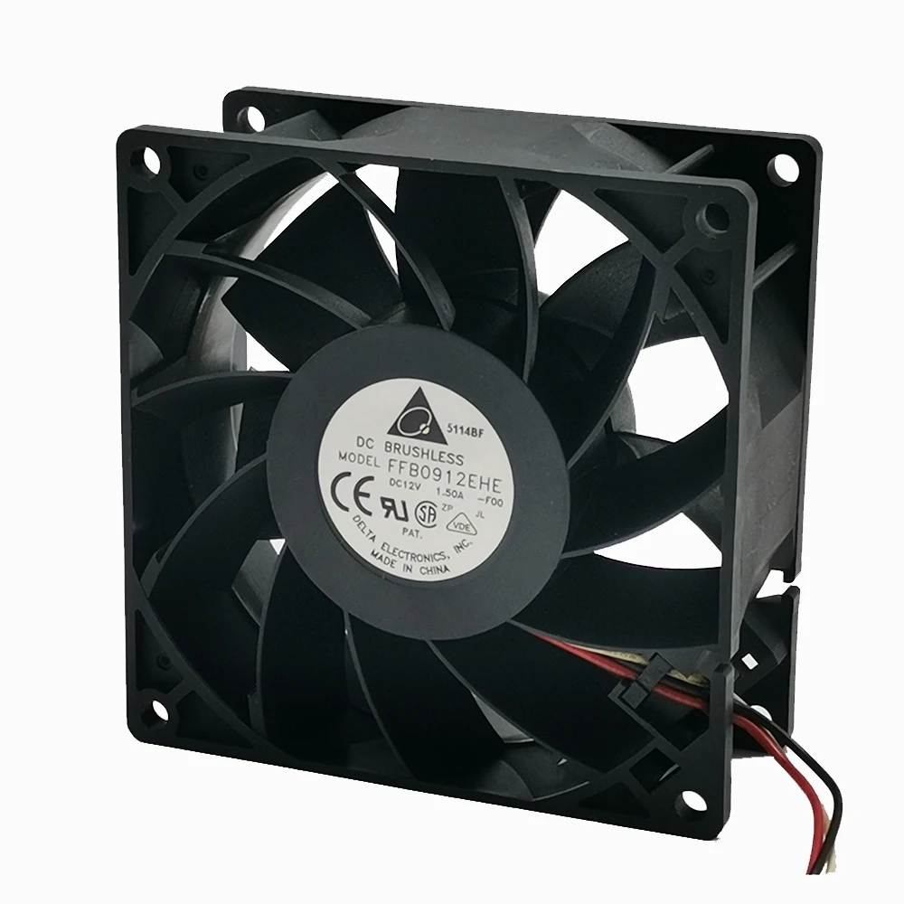 

Original brand new delta 9038 FFB0912EHE DC 12V 1.5A violent pressurized double ball fan