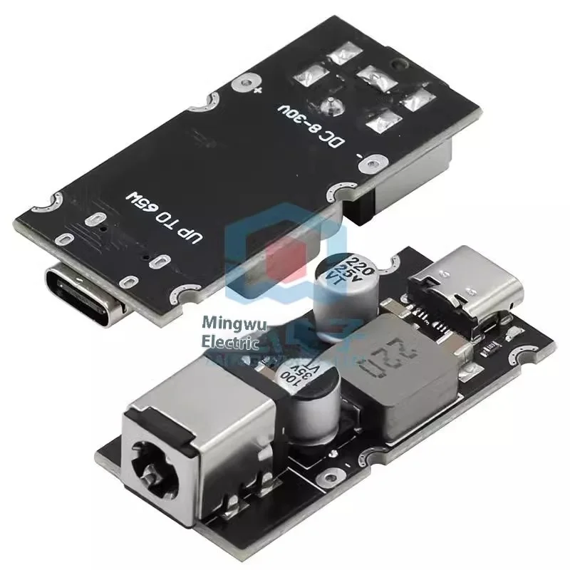 QC4.0 QC3.0 Type-C USB PD65W Fast Charging Adapter Module DC8-32V 3.25A 65W Step Down Module For Huawei SCP/FCP Apple PD