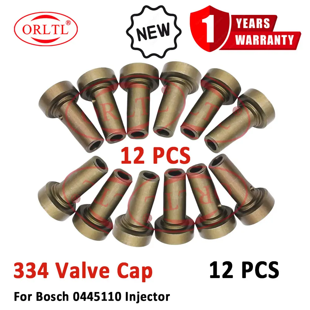 

12PCS New High Quality Common Rail Valve Cap 334 F00VC01334 For BOSCH 0445110 Series Injector