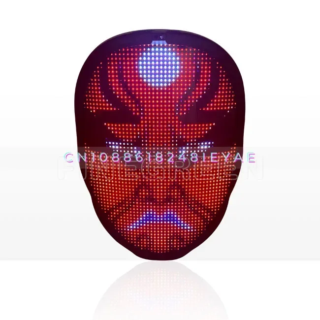 Finegreen Lighting Wholesale Christmas Halloween Party Fashion App Control Led Programmable Message Displayed Face