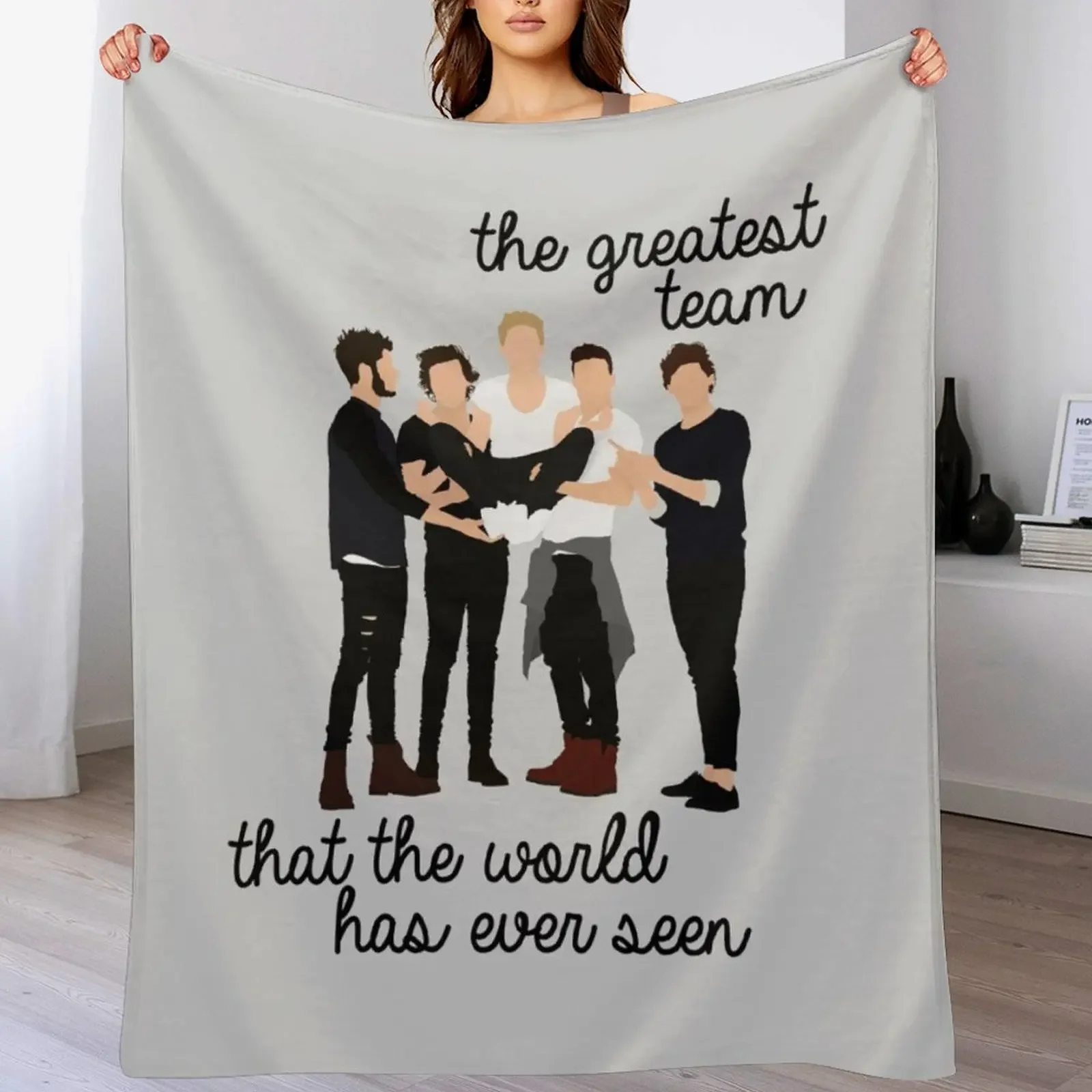 The greatest team Throw Blanket Soft Cozy Blanket for Pet Kids Adults