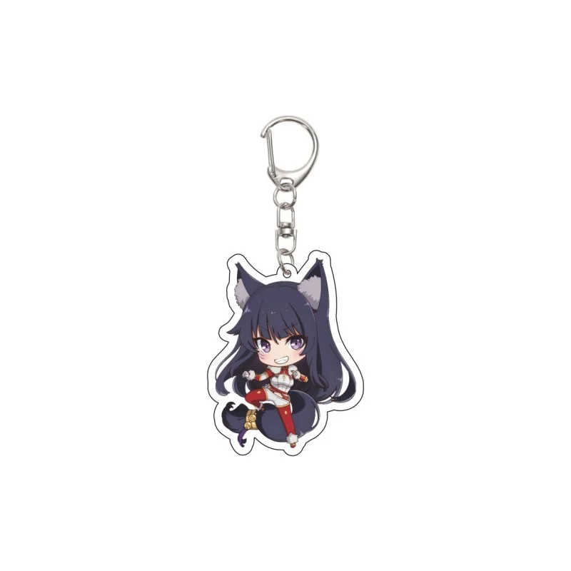 The Eminence in Shadow Anime Acrylic Model Plate Keychain John Smith/Alpha Acrylic Key Ring Keychain Souvenir Display