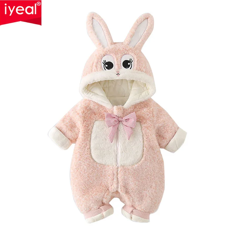 iyeal-pagliaccetto-in-pile-caldo-per-bambino-inverno-neonata-abito-da-esterno-tuta-da-coniglio-super-carina-cappotto-in-cotone-spesso-autunno-e-inverno