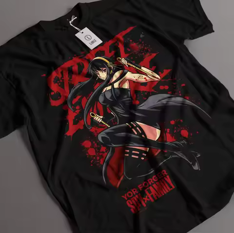 SPY X FAMILY Yor Shirt Loid Forger T-Shirt Anya Tshirt Kawaii Waifu Anime Graphic T Shirts Oversized T Shirt Women's Clothing