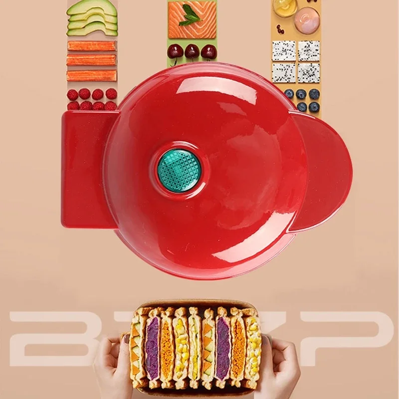 Machine Pan Breakfast Waffle Molds Mini Waffle Pot Egg Cake Oven Mini Electric Waffles Maker Bubble Egg Cake Oven