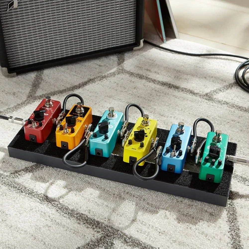 15cm/30cm Guitar Effects Pedal Cable Flat Design Surface Wire Patch Cable Copper Core Guitar Instrument Cable