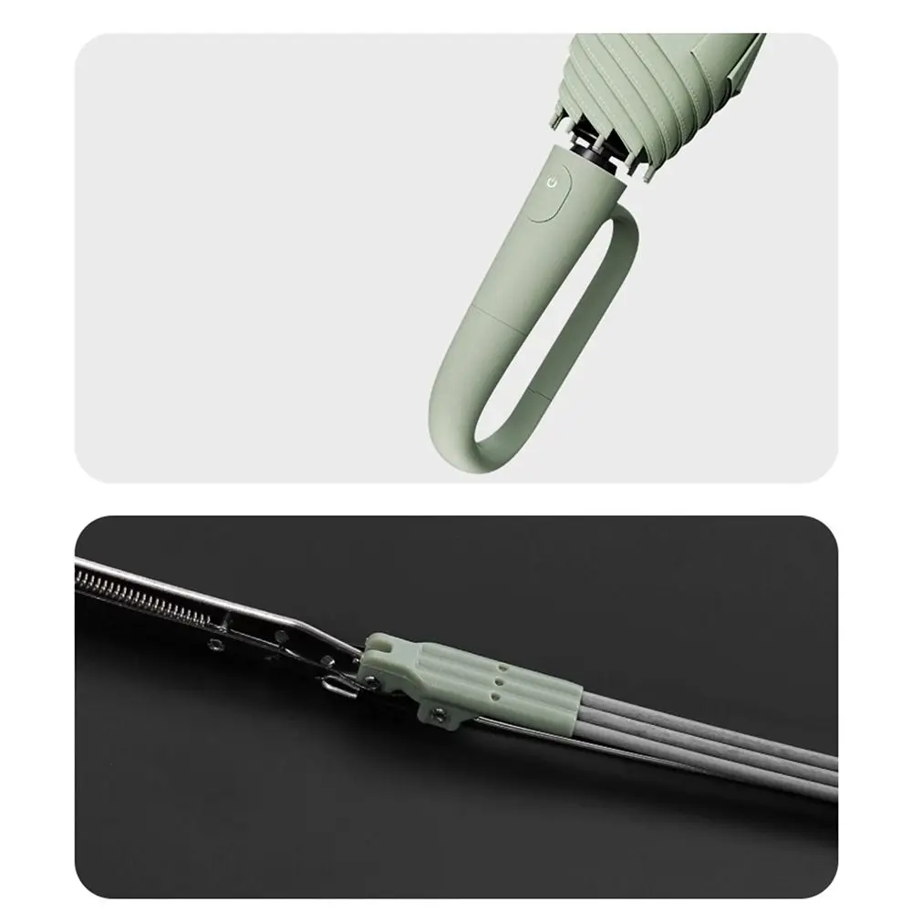 UV Protection Sun Umbrella Windproof Ring Buckle Design Rain Umbrella Vinyl Material Mini Pocket Umbrella Sun Shade