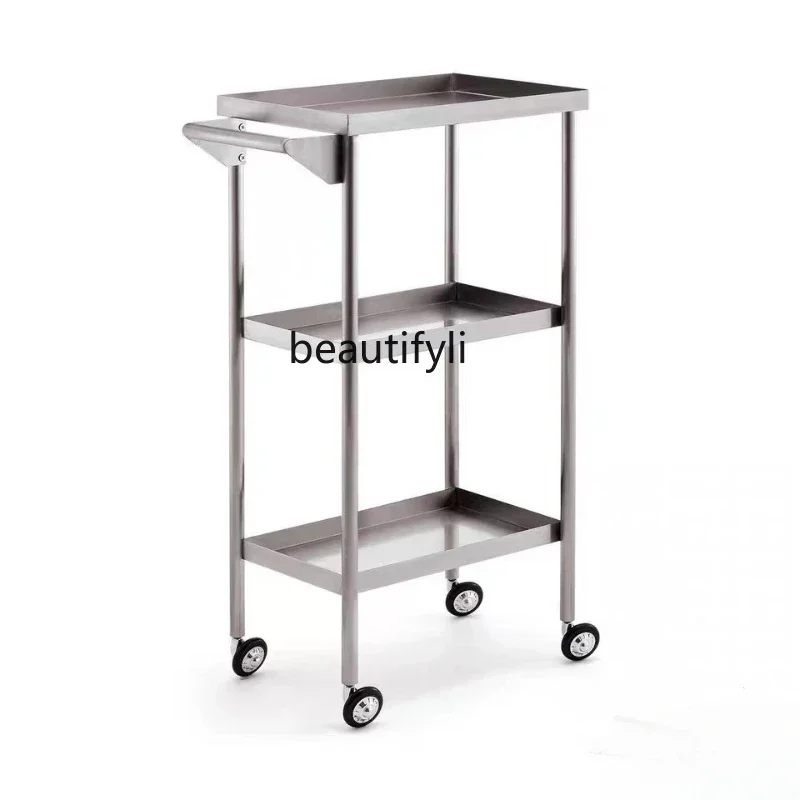 

ls 04ls 04Stainless Steel Hair Cart for Hair Salon Barber Shop Hot Dyeing Tool Car Hair Salon Cabinet