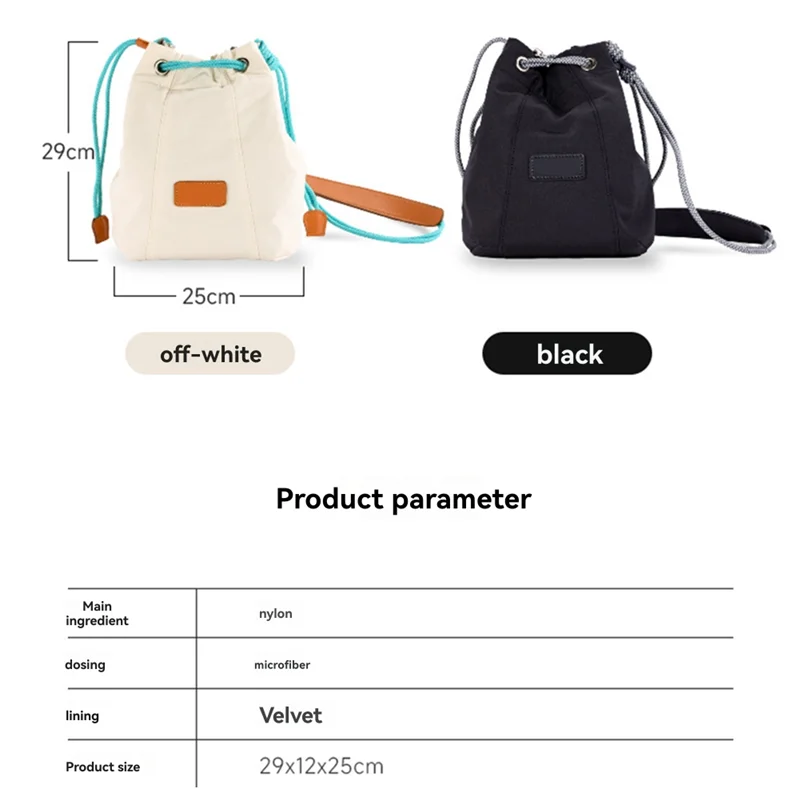 【ساخن】حقيبة كاميرا صغيرة للتصوير الفوتوغرافي وحقيبة عدسات وحقيبة كاميرا DSLR مع حقيبة بطانة بحزام الكتف وحقيبة واقية