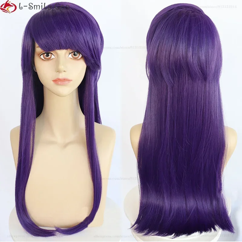 Anime Komi Can't Communicate Komi san wa Comyushou desu Shouko Komi Cosplay Wig Heat Resistant Synthetic Party Wigs + Wig Cap