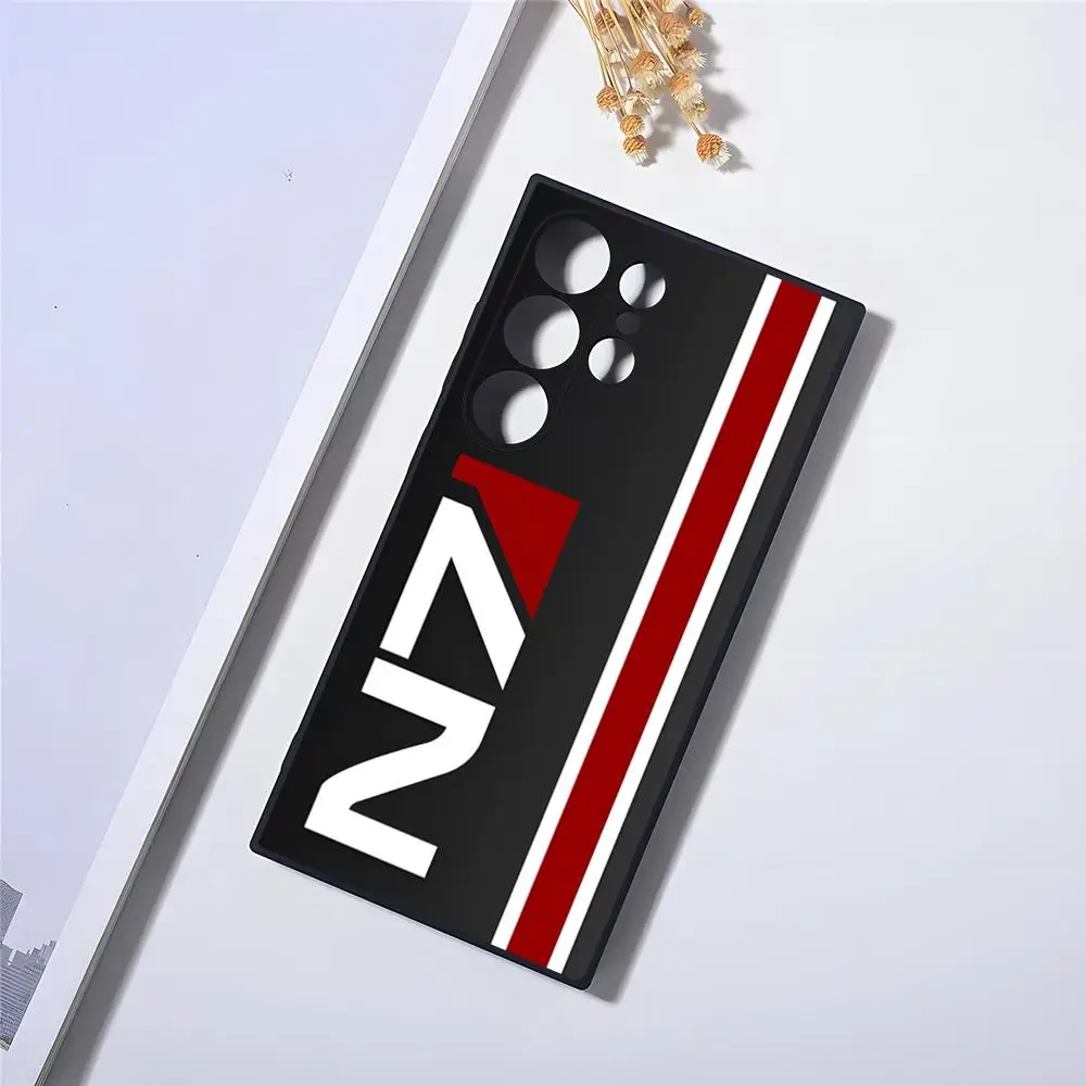N7 Mass Effect Phone Case for S23 Fe Samsung S24 Ultra S22 S20 S21 Plus Galaxy A54 A34 A24 A53 Note 20 Back Cover