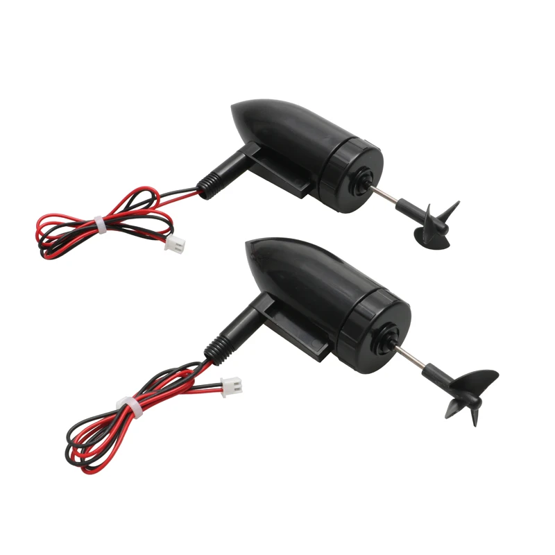 1Pair 7.4V Underwater Thruster 10000RPM ROV Propulsor 390 Brushed Motor Engine 26mm 3-blade Propeller DIY for RC Bait Boat Parts