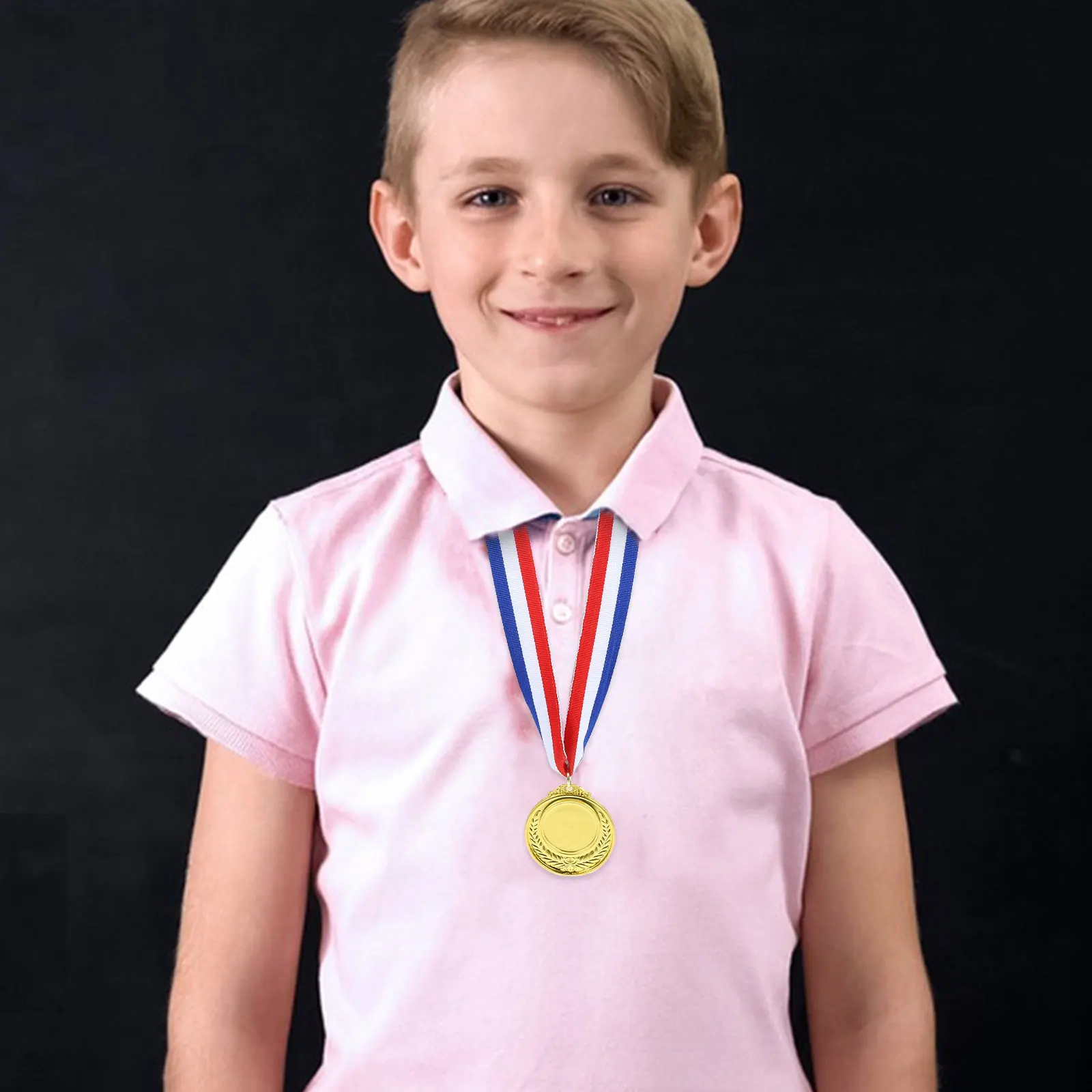 

6 Pcs Medals and Kit Basketball Award Alloy Winner with Ribbon Hanging Zinc Metal