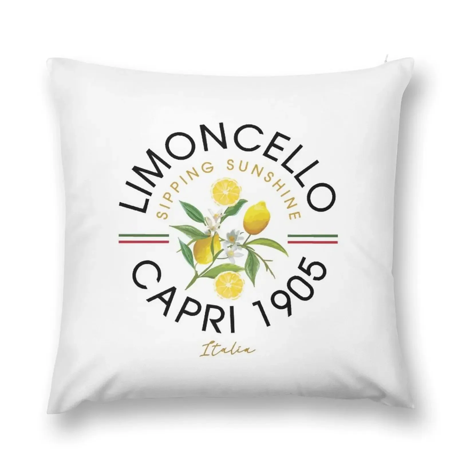 

Limoncello Capri Italy Throw Pillow Couch Pillows Cusions Cover Christmas Pillow pillow