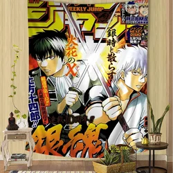 일본 애니메이션 Gintama 벽 태피스트리 보헤미안 벽 태피스트리 만다라 벽 매달려 홈 장식