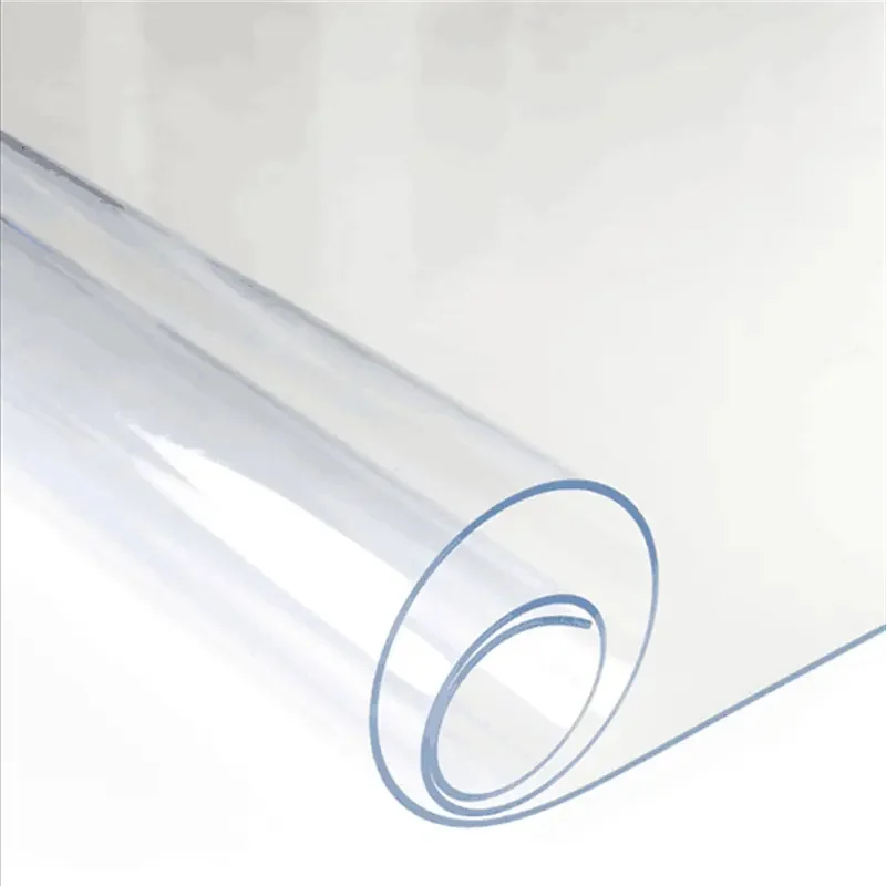 PVC Clear Writing Desk Pad Anti-Static Heat Resistant Waterproof Table Protector for Office Computer Writing Desk Tabletop