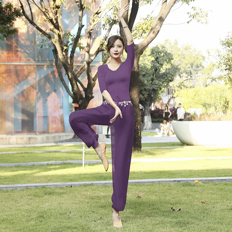 New Dance Clothing, Practice Clothes, Tops, Classical Dance Body Training Clothing, Women's Belly Dance Suit