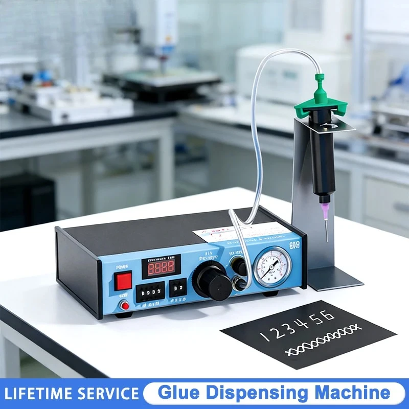 983A High Precision Glue Dispenser Professional Digital Paste Liquid Controller Automatic Epoxy Resin Dispensing Equipment