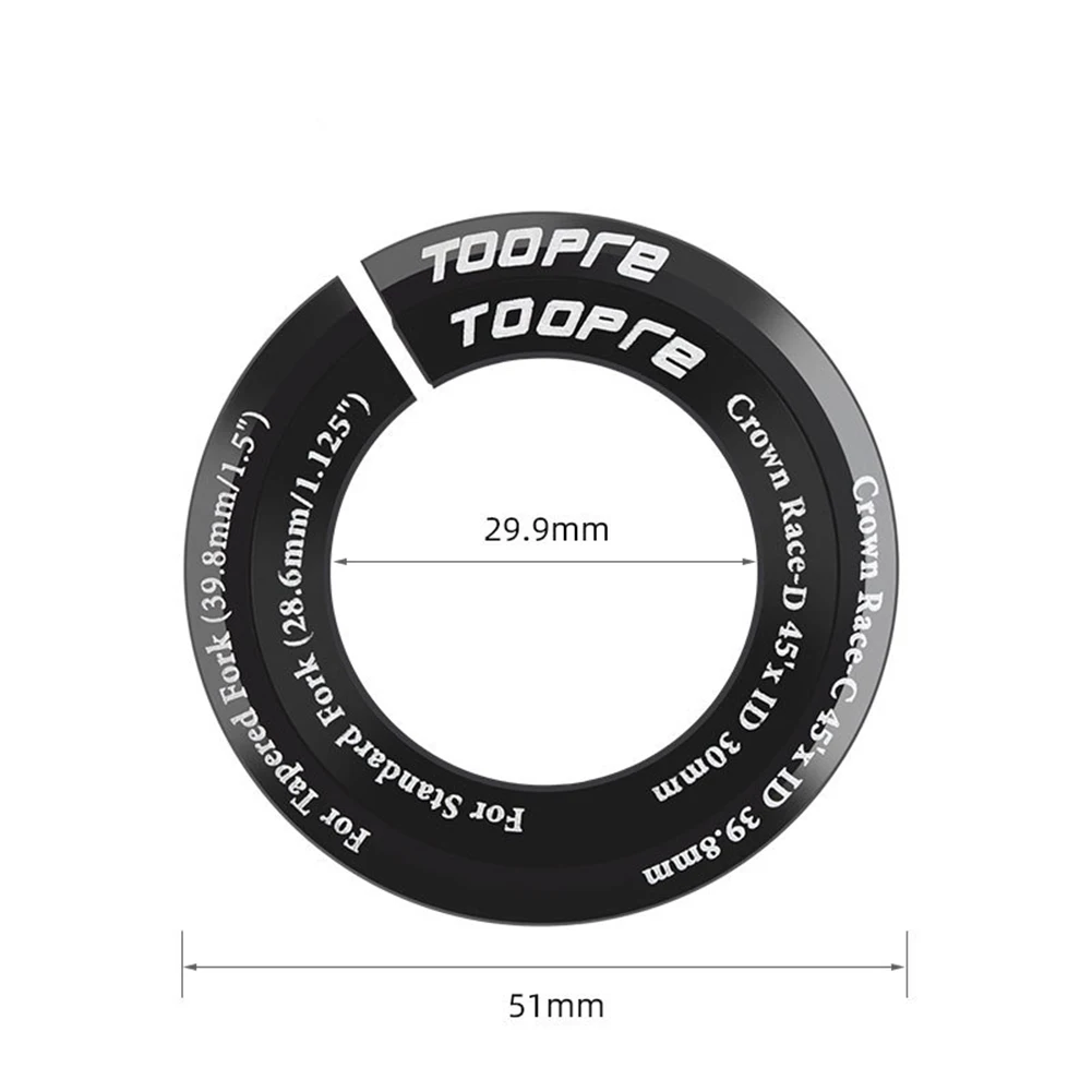 Steerer Steerer Headtube Reducer Headtube Headsets Reducer Steerer Straight Tapered 1pc Adapter Aluminium Alloy