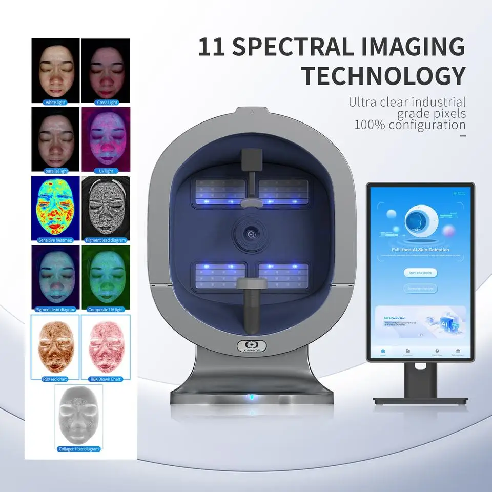 X5 Pro AI Skin Analysis Machine 36 Million Pixel Analysis Skin Problems Sexual Detection Handhold Microscopic Scalp Detector