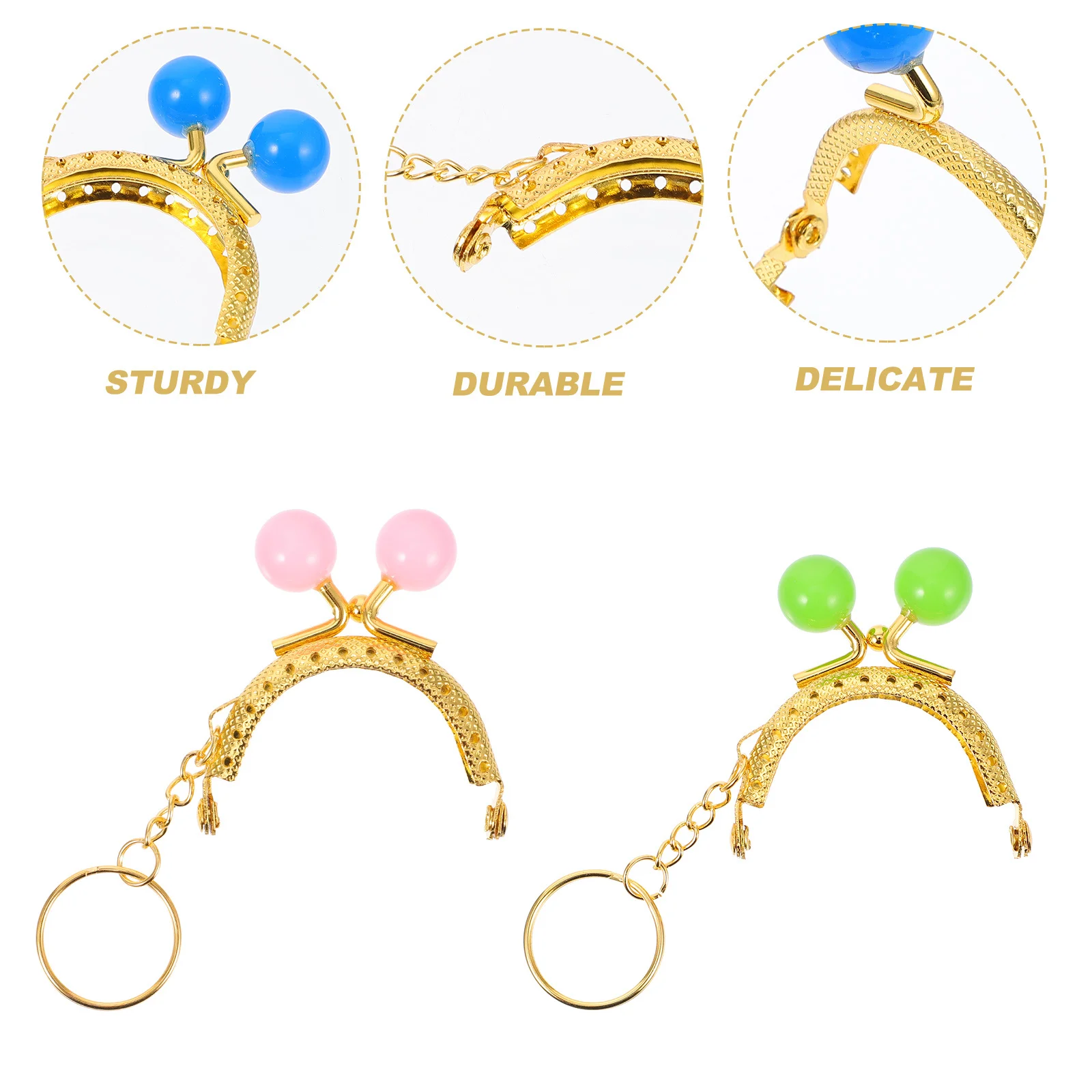 

9-шт конфеты из титанового сплава, застежка для сумки, рамка для кошелька, замок для сумки, сделай сам, швейная фурнитура, аксессуары для кошелька, ремесло