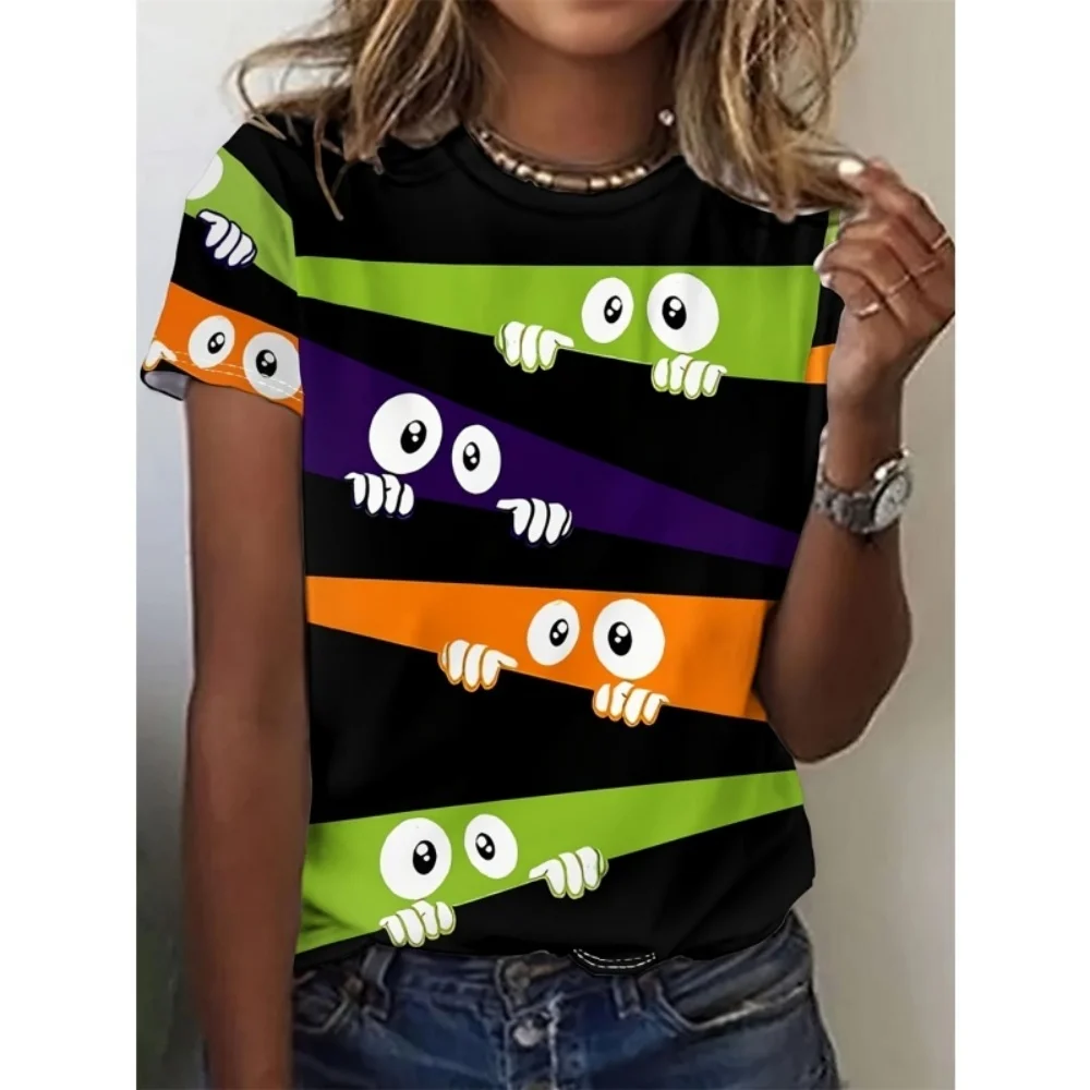 

Hamster Hedgehog Cat Pattern 3D Print T-Shirts Women's O-Neck Tees Casual Short Sleeve T Shirt Harajuku Y2k Tops Female Clothing