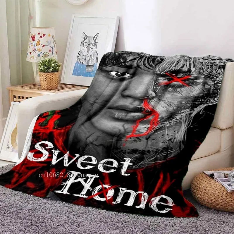 Kdrama Series Sweet Home Throw Blanket Song Kang Cha Hyun-soo Flannel Blanket Gift Sofa Bedding Cover