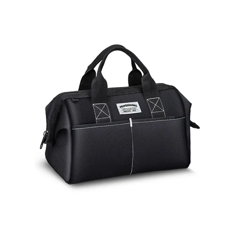 awah-13-インチツールバッグツールオーガナイザーポータブルツールバッグ広口ツール収納用の頑丈なベース付き収納用