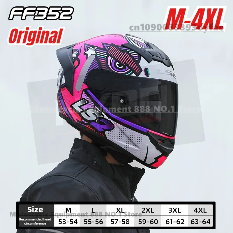 

LS2 FF352 ROOKIE мотоциклетный шлем анфас прозрачные линзы Capacete Ls2 Casco мужской cascos para moto