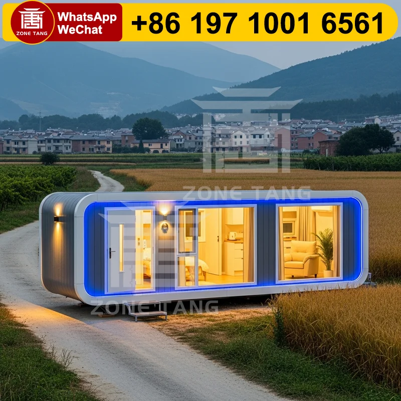 

Foam Insulation Villa Modern Capsule House 2 Story Modular Homes Changing Room Affordable Tiny Houses Apple Capsule House School