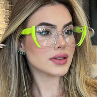 Brand Design Black White Glasses Women Frame Photochromic Anti Blue Light Computer Reading Eyeglass Hyperopia Degree 0 To +6