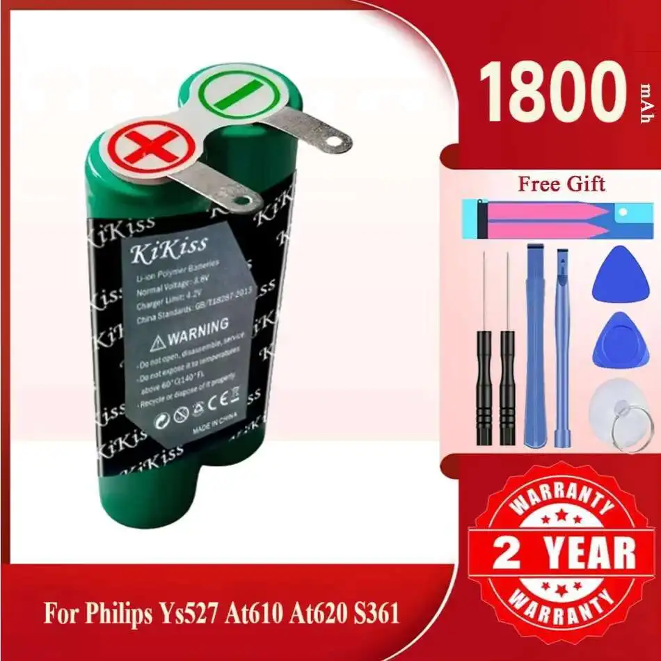 

Аккумулятор YS527 для бритв Philips YS527 AT610 AT620 S361 S5000 RQ360 RQ361 YS523 YS524 YS526 S560 S561