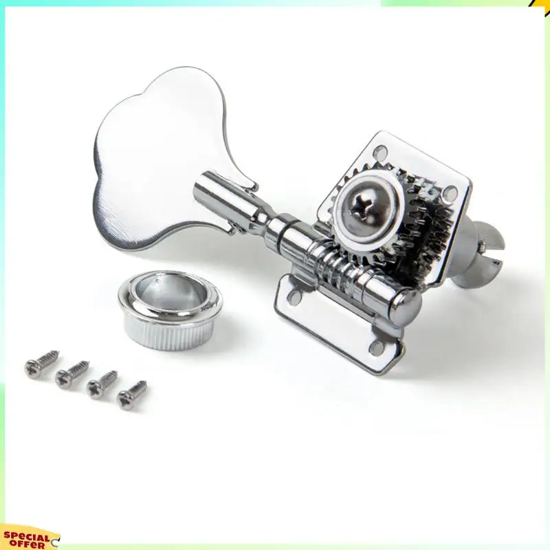 

TURE 20Pcs Guitar Tuning Pegs Electric Bass Tuner Peg Guitar Open Gear Tuning Pegs Machine Heads Silver