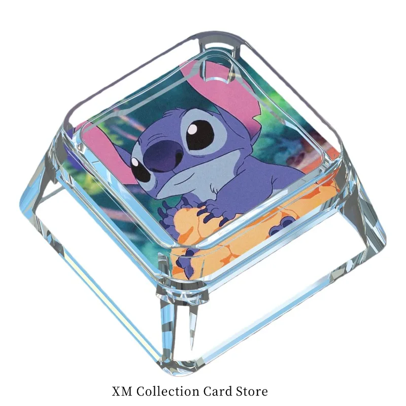 New Anime Cartoon Single Stitch Series Keycap Cartoon Cute Cross Axis Game Mechanical Keyboard Translucent ESC Keycap Toy Gift