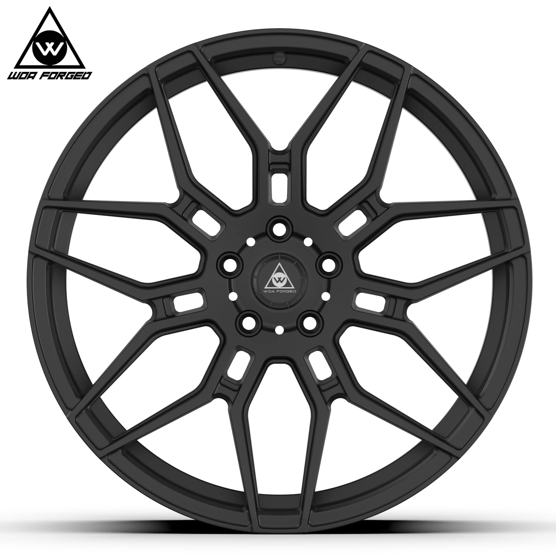 تخصيص 6061T6 جودة عالية متعددة الشريط مخصصة عجلات الألومنيوم مزورة 5 حفرة متعددة تكلم 16-24 بوصة 5x112 6061-T6 5 سنوات