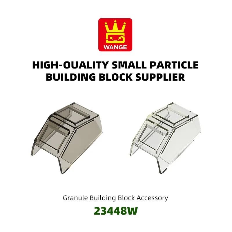 

WANGE 17 шт./лот 23448 Вт WZ-10 стеклянный блок для кабины Moc цветные аксессуары, совместимые с кирпичом DIY детская игрушка в сборе