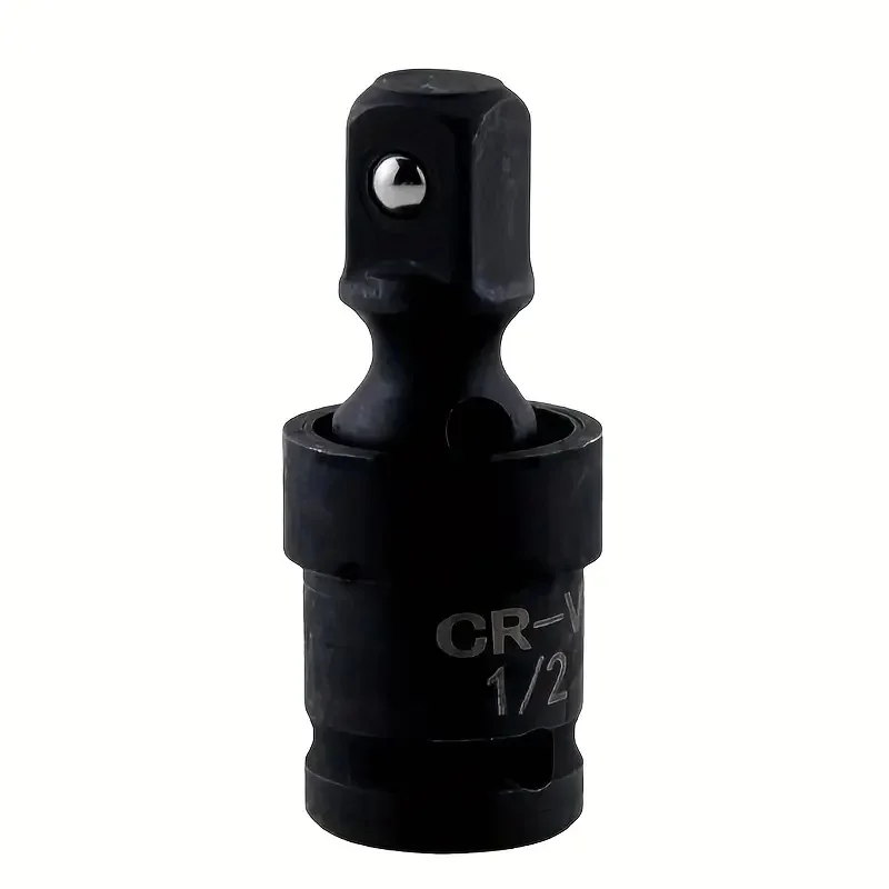 1/2 Inch Drive Universal Joint Socket Adapter 360° Swivel Steel Ball Impact Socket Electric Wrench Efficiency Enhancement Tool