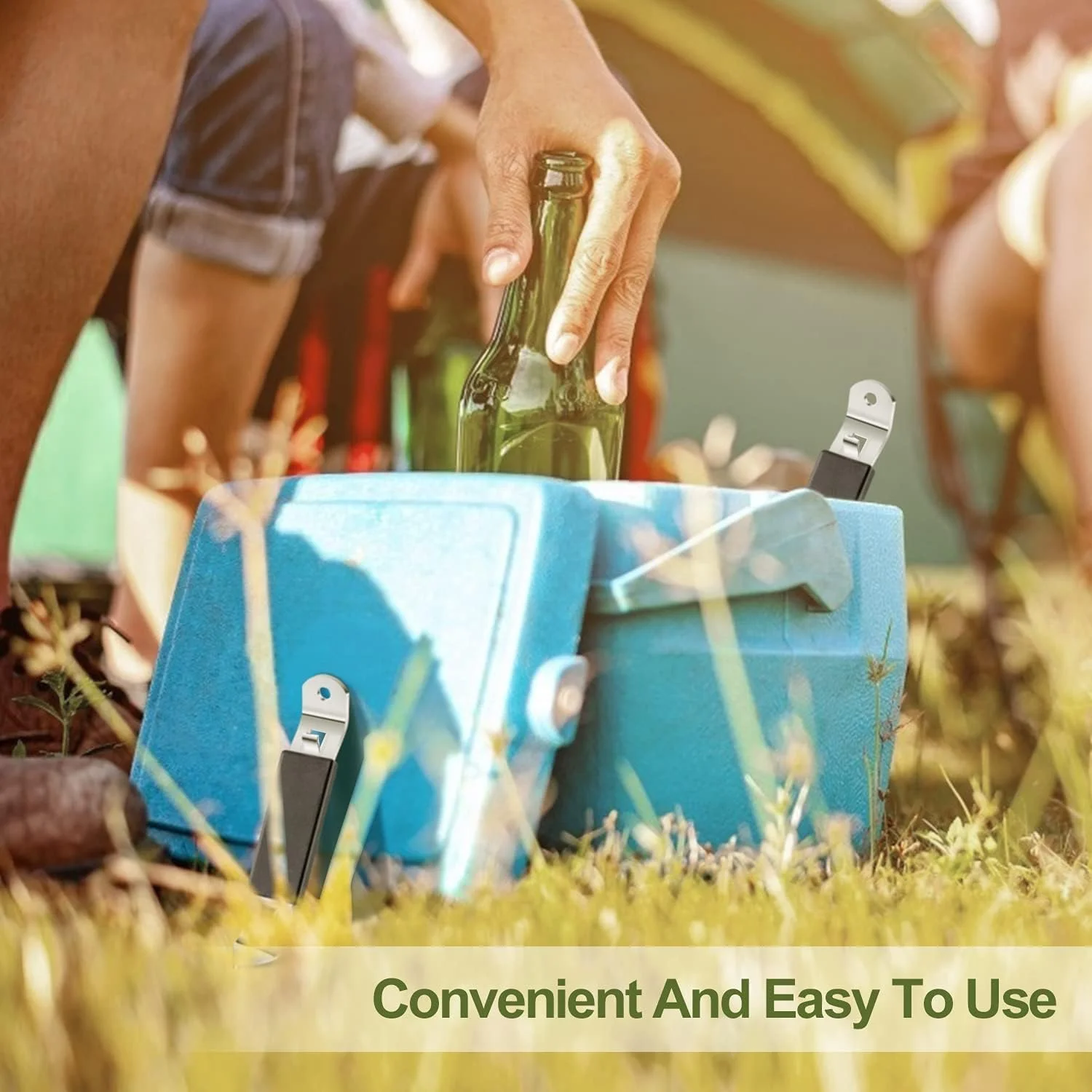 3 قطع فتاحات زجاجات مغناطيسية، فتاحات علب، فتاحة كلاسيكية محمولة من الفولاذ المقاوم للصدأ لعلب البيرة والمشروبات #4