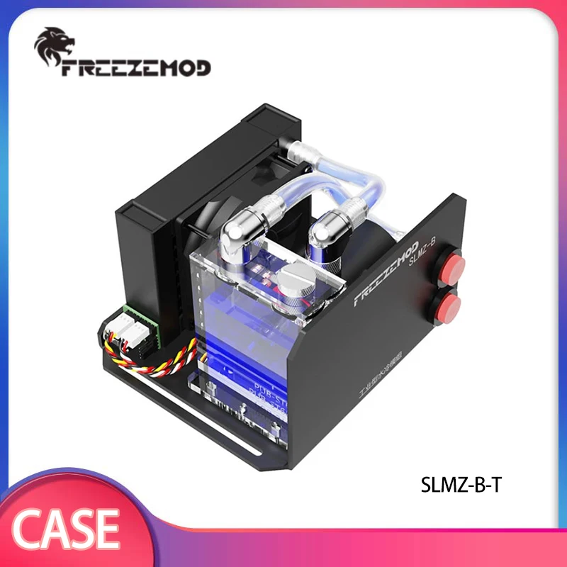 FREEZEMOD Industrial Water Cooling Module 80mm Fan G1/4 Thread 12v/24v 3D Printing Medical Beauty Drone. SLMZ-B-T