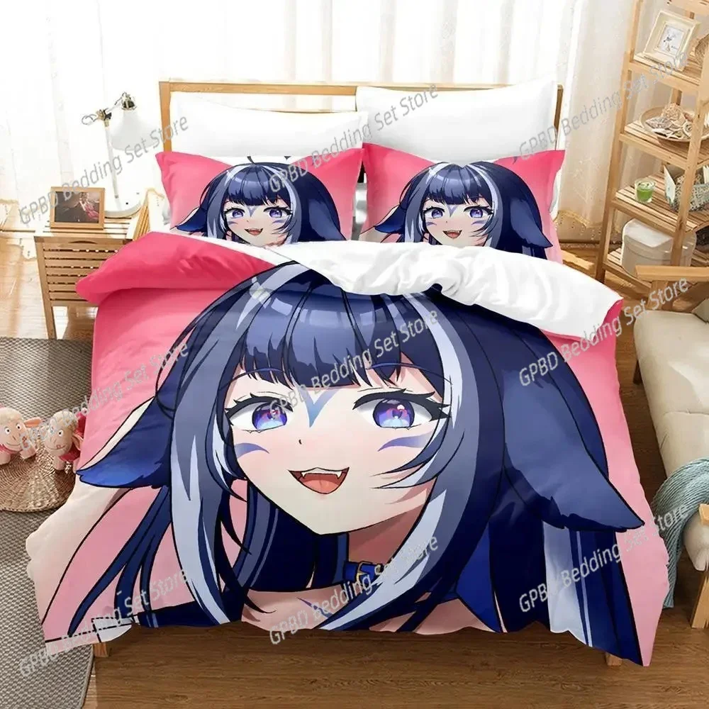 

Anime Kawaii Girls Shylily Comfortable Duvet Quilt Cover Pillowcase Bedding Set Children Bedroom Decoration Home Textile