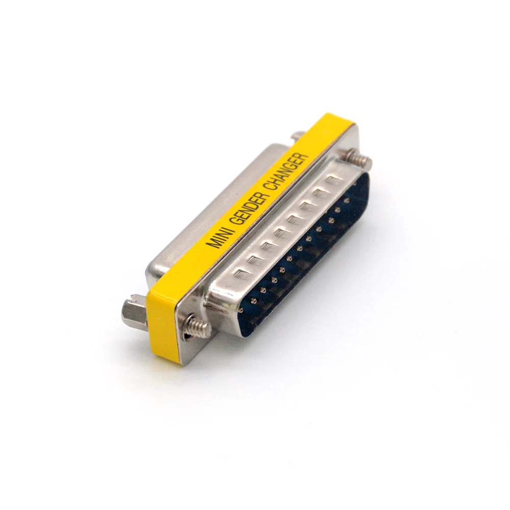 D-SUB DB9 DB15 DB25 9/15/25 Pin Male/Female to Male/Female RS232 Port Com VGA Connector M-F M-M F-F Mini Gender Changer Adapter