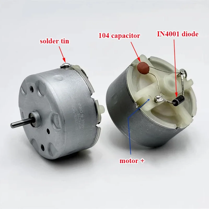 MABUCHI RF-500TB-18280 DC 3V 5V 6V 5600RPM Micro 32mm Diameter Round Spindle Motor For Fragrance Dispenser Humidifier Sweeper - Image 3