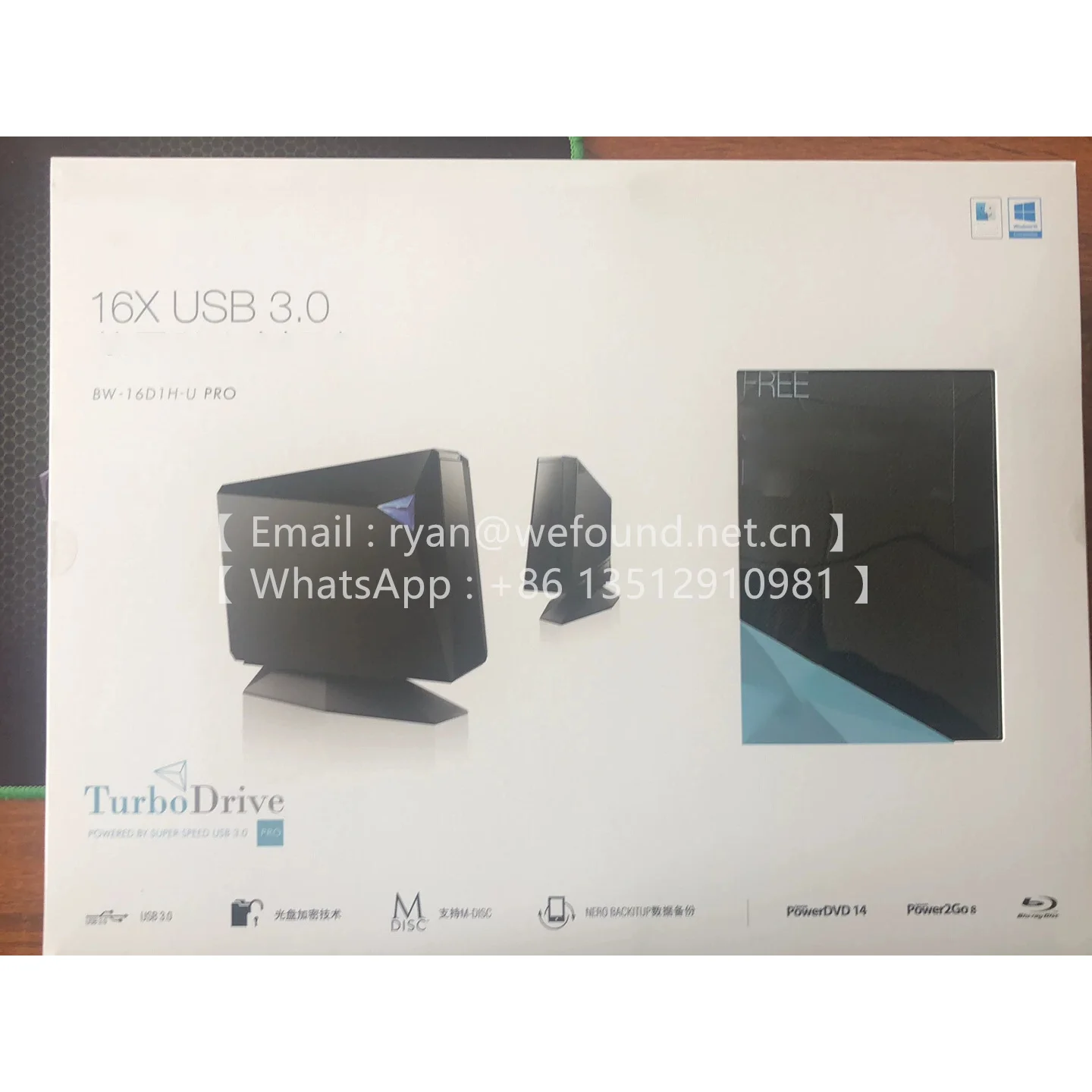 

BW-16D1H-U PRO Пальник Blu-ray