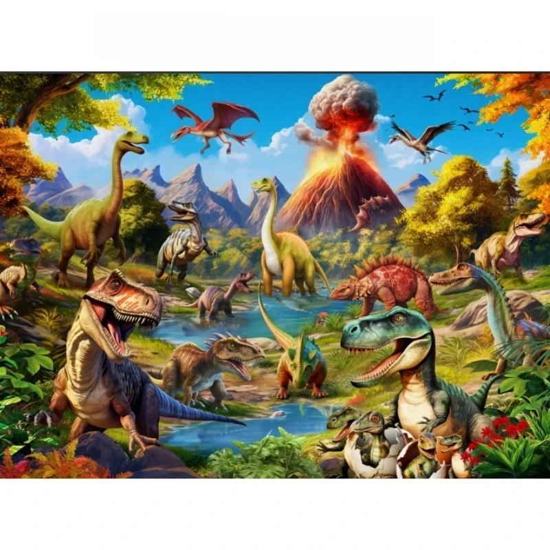 

1000 Pieces Puzzle for Adult Card Animal Cartoon Difficulty Games Educational Toys Christmas Gift Decorative Painting