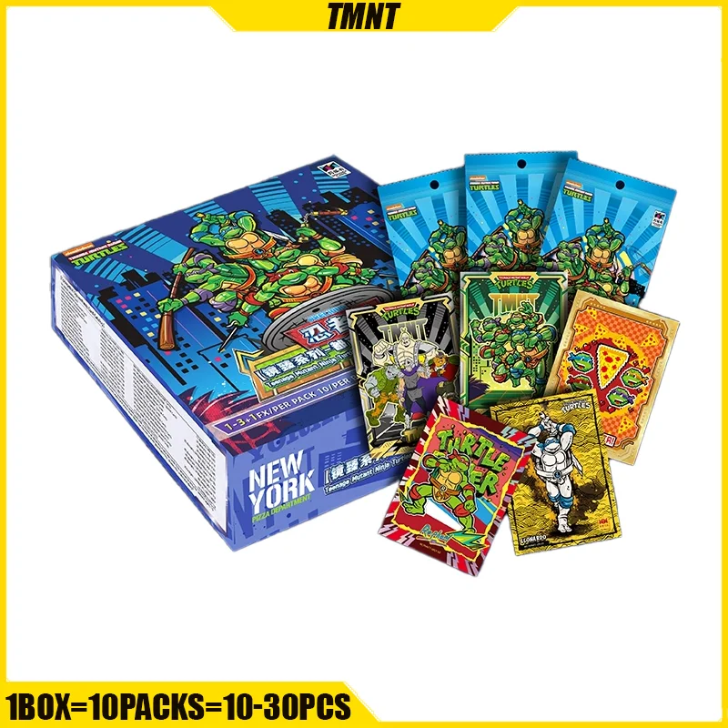 

WONDER CARD Teenage Mutant Ninja Turtles Cards Anime Collection Cards Mistery Box Board Games Toys Birthday Gifts for Kids