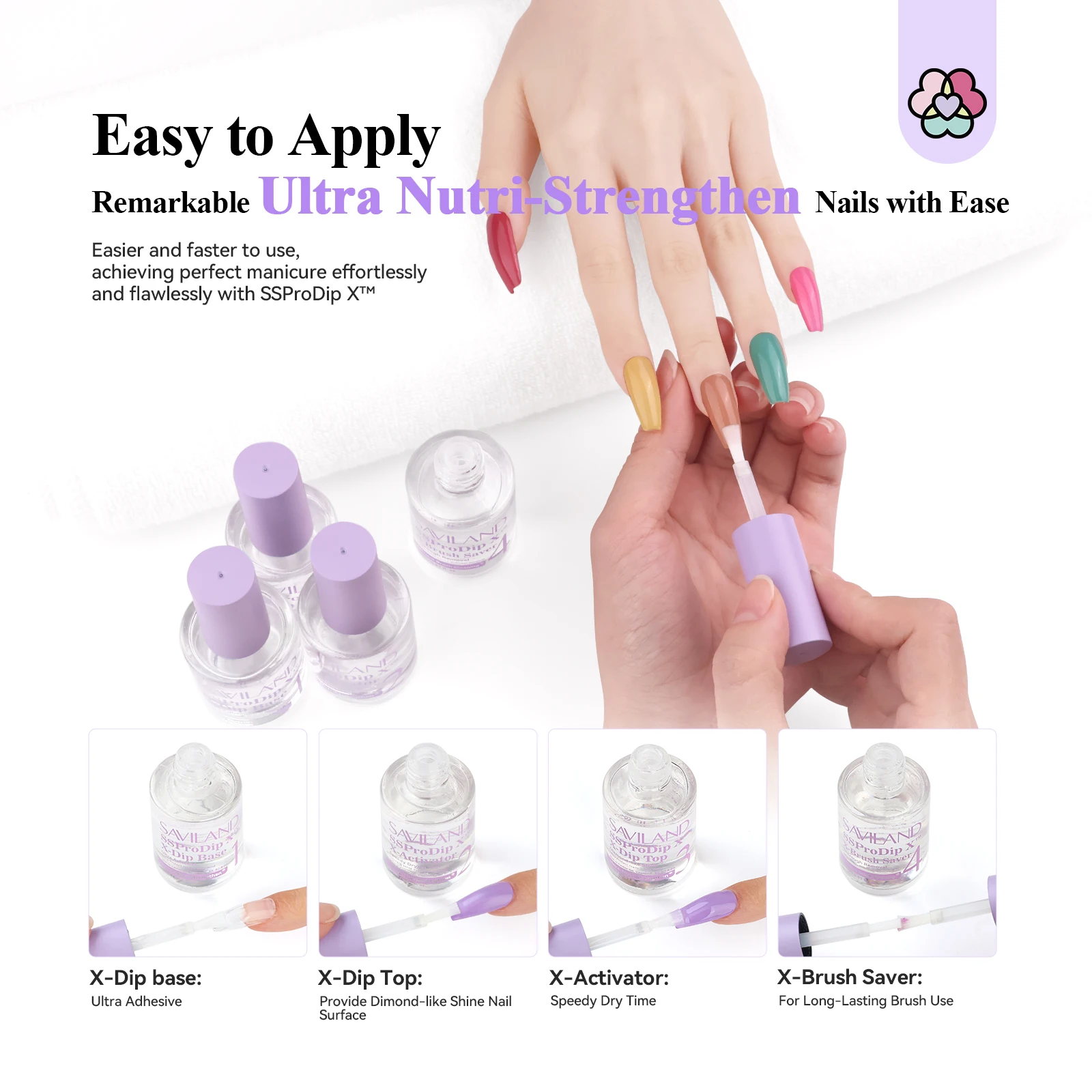 سافيلاند 15 مللي مسحوق تراجع السائل مجموعة هيما قاعدة مجانية العلوي المنشط فرشاة التوقف لا مصباح لا حاجة لتقوم بها بنفسك صالون الفن #4