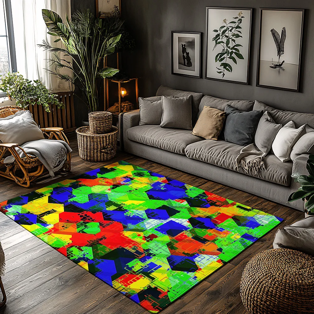 

Уникальный нескользящий коврик для внутреннего и наружного входа, моющийся напольный коврик, современное абстрактное искусство, домашний декор, коврики, идеи подарков, уютные