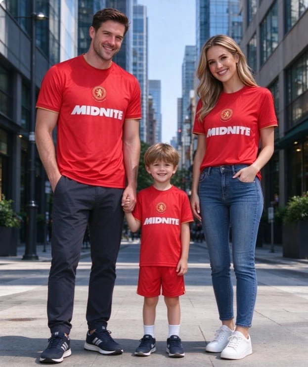 Middlesbrough Football Club Family Match Football Jacket 3D Printed Round Neck Football T-shirt Children's Top