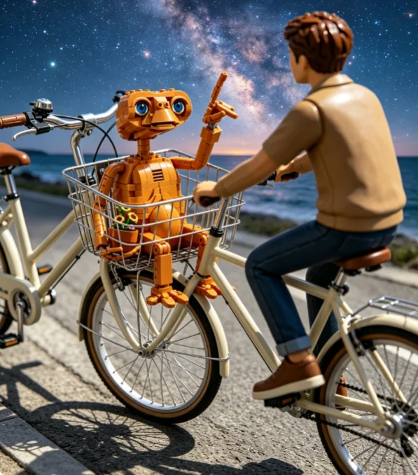 2026 NEW HOT  MOC Movie Horror Alien Action Doll DIY Toy Model, Suitable for Home Decoration and Adult Birthday Gifts